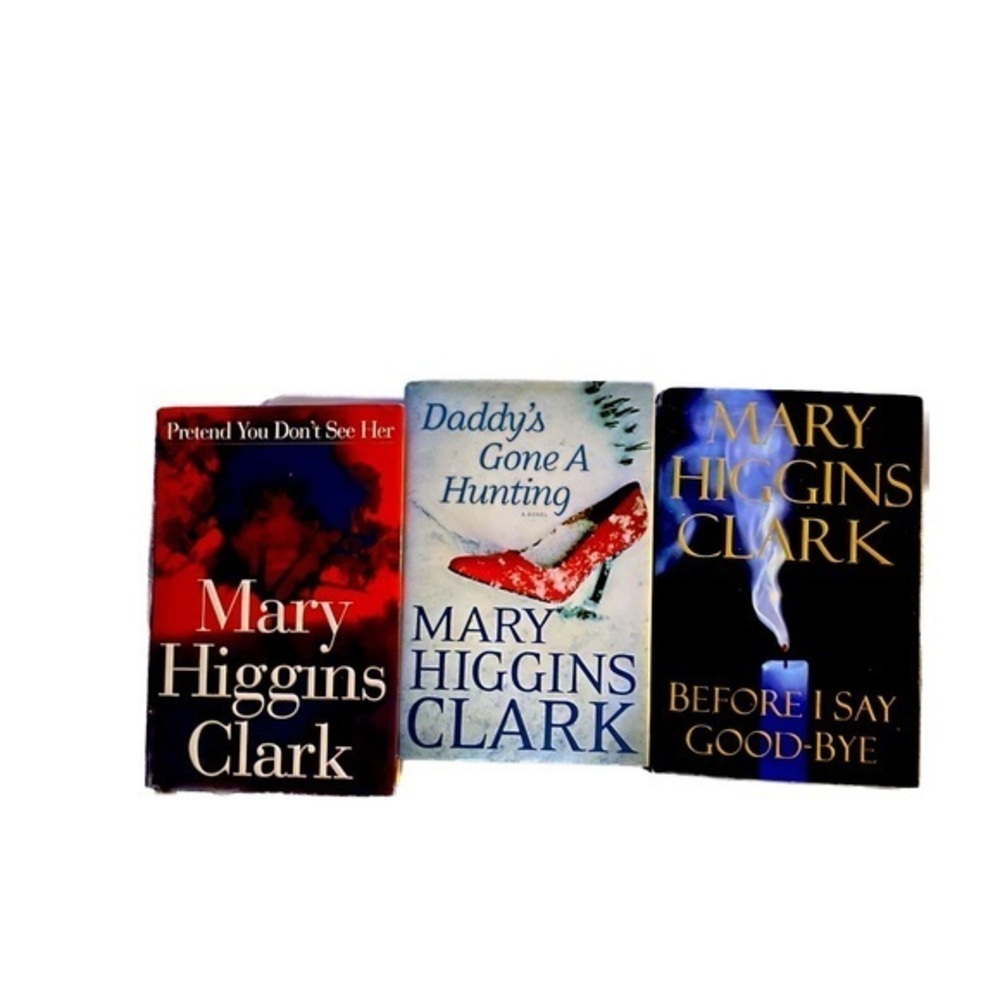 Lot of 3 Mary Higgins Clark Hard cover books.